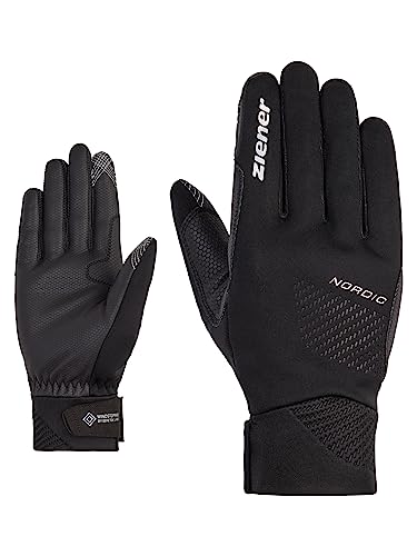 Ziener Herren ULTAR Langlauf/Nordic/Crosscountry-Handschuhe | wattiert, Windstopper, Touch-Funktion, Black, 7,5 von Ziener