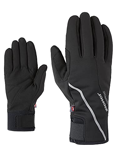 Ziener Herren ULTIMO Langlauf/Nordic/Crosscountry-Handschuhe | Primaloft Winddicht Soft-Shell, black, 10 von Ziener