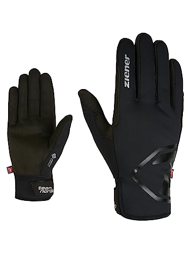 Ziener Herren UMANO Langlauf/Nordic/Crosscountry-Handschuhe | gefüttert, Primaloft, Soft-Shell, Black, 6 von Ziener