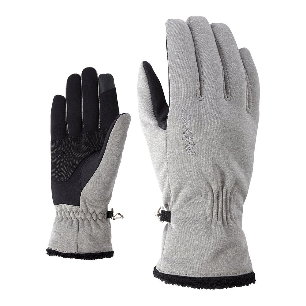 Ziener Ibrana Touch Gloves Grau 8.5 Frau von Ziener