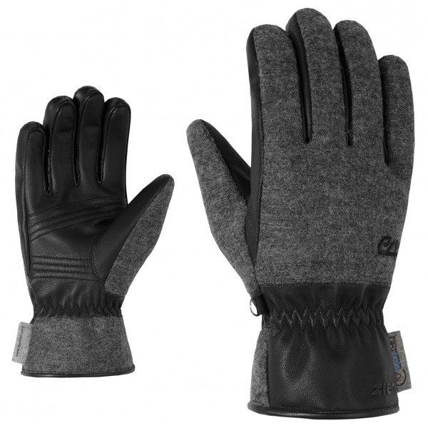 Ziener - Isen AW - Handschuhe Gr 6;6,5 grau/schwarz von Ziener