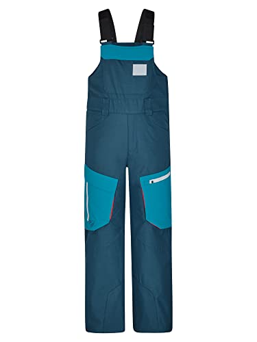 Ziener Jungen AKANDO-BIB Ski-Hose, Schnee-Hose | Träger, wasserdicht, warm, hale navy stru, 140 von Ziener