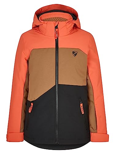 Ziener Jungen ANDERL Ski-Jacke, Winterjacke | wasserdicht, winddicht, warm, burnt orange, 152 von Ziener