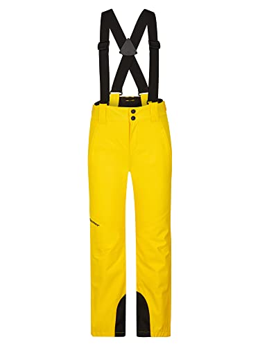 Ziener Jungen ARISU Ski-Hose, Schnee-Hose | wasserdicht, Winddicht, warm, Cyber Yellow, 104 von Ziener