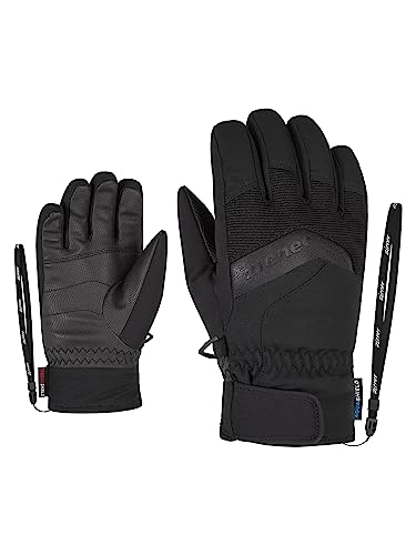 Ziener Jungen LABINO AS(R) glove junior Ski-handschuhe/Wintersport | Wasserdicht, Atmungsaktiv, black, 3,5 von Ziener