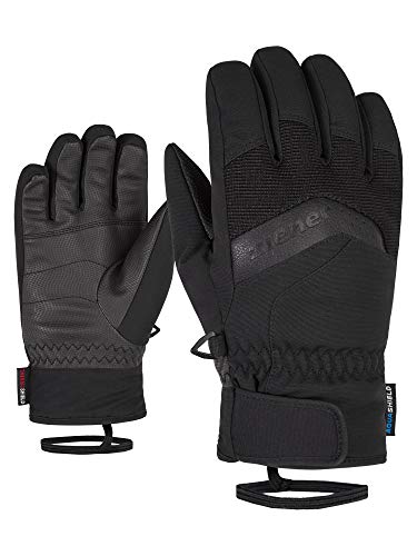 Ziener Jungen LABINO AS(R) glove junior Ski-handschuhe/Wintersport | Wasserdicht, Atmungsaktiv, black, 3,5 von Ziener