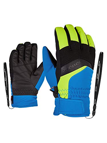 Ziener Jungen LABINO AS(R) glove junior Ski-handschuhe/Wintersport | Wasserdicht, Atmungsaktiv, persian blue, 6,5 von Ziener