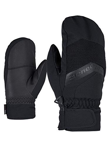 Ziener Jungen LABINOS AS(R) MITTEN glove junior Ski-handschuhe/Wintersport | Wasserdicht, Atmungsaktiv, black, 6 von Ziener