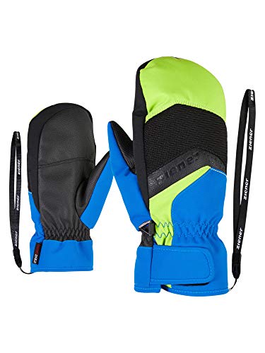 Ziener Jungen LABINOS AS(R) MITTEN glove junior Ski-handschuhe/Wintersport | Wasserdicht, Atmungsaktiv, persian blue, 3 von Ziener