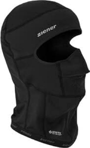 Ziener Kinder IQUITO GTX INF Junior BOX underhelmet mask Skihelm-gesichtsmaske | Warm Elastisch Soft-shell, black, XS von Ziener
