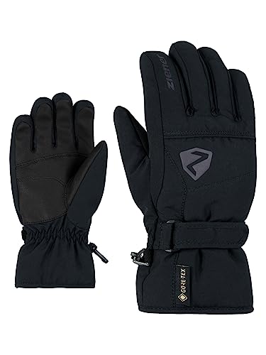 Ziener Kinder LAGO GTX Glove junior Ski-Handschuhe/Wintersport | Wasserdicht, Atmungsaktiv, Black, 3, Schwarz von Ziener