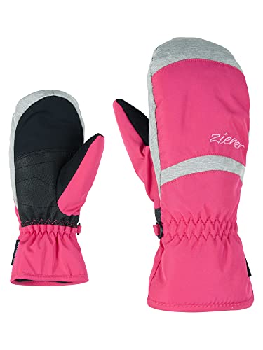 Ziener Kinder LEJANOS AS Ski-Handschuhe/Wintersport | Wasserdicht, Atmungsaktiv, pop pink, 5.5 (M) von Ziener