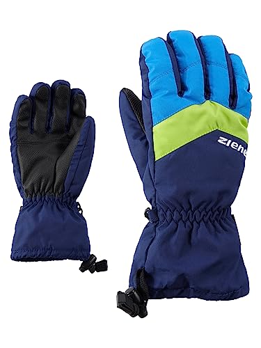 Ziener Kinder LETT AS glove junior Ski-Handschuhe / Wintersport | wasserdicht atmungsaktiv, navy, 3 von Ziener