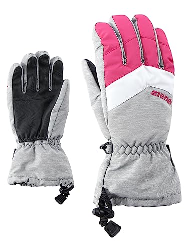 Ziener Kinder LETT AS glove junior Ski-Handschuhe / Wintersport | wasserdicht atmungsaktiv, light melange, 5,5 von Ziener