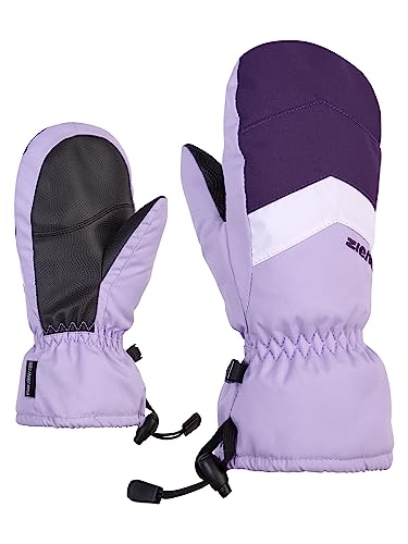 Ziener Kinder LETTERO Ski-Fäustling/Wintersport | wasserdicht atmungsaktiv, sweet lilac, 5,5 von Ziener