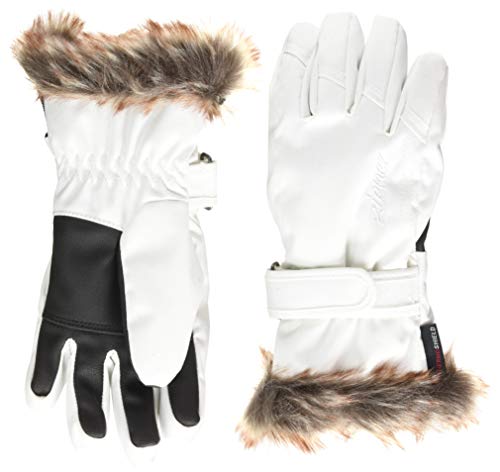 Ziener Kinder LIM Girls Glove junior Ski-Handschuhe, White, 3,5 von Ziener