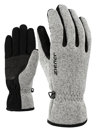 Ziener Kinder LIMAGIOS JUNIOR glove multisport Freizeit- / Funktions- / Outdoor-Handschuhe | atmungsaktiv, gestrickt, grau (grey melange), 5.5 von Ziener