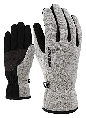 Ziener Kinder LIMAGIOS JUNIOR glove multisport Freizeit- / Funktions- / Outdoor-Handschuhe | atmungsaktiv, gestrickt, grau (grey melange), 6.5 von Ziener