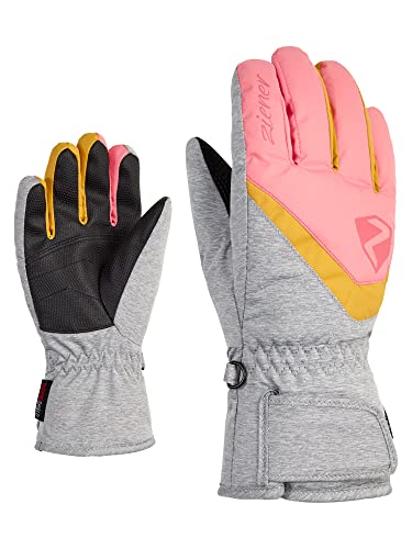 Ziener Kinder LORIKO Ski-Handschuhe/Wintersport | wasserdicht, atmungsaktiv, pink Vanilla, 4 von Ziener