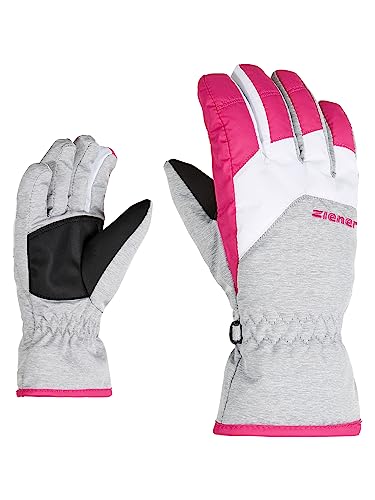 Ziener Kinder Lando Glove junior Ski-Handschuhe/Wintersport, light melange.pop pink, 6 von Ziener
