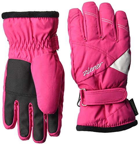 Ziener Kinder Lara GTX(R) Girls Glove junior Ski-Handschuhe, pop pink, 5,5 von Ziener
