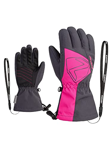 Ziener Kinder Laval Ski-Handschuhe/Wintersport | wasserdicht, extra warm, Wolle, Ombre Washed, 6,5 von Ziener