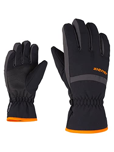 Ziener LEJANO Kinder AS Ski-Handschuhe/Wintersport | Wasserdicht Atmungsaktiv, black/graphite, 4,5 von Ziener