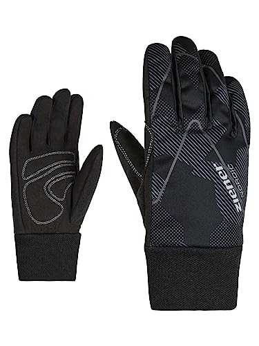 Ziener Kinder Unico Junior Langlauf/Nordic/Crosscountry-Handschuhe | Winddicht Atmungsaktiv Soft-Shell, gray ink camo, S von Ziener