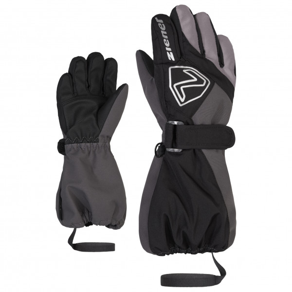 Ziener - Lauro AS Glove Junior - Handschuhe Gr 104 schwarz/grau von Ziener