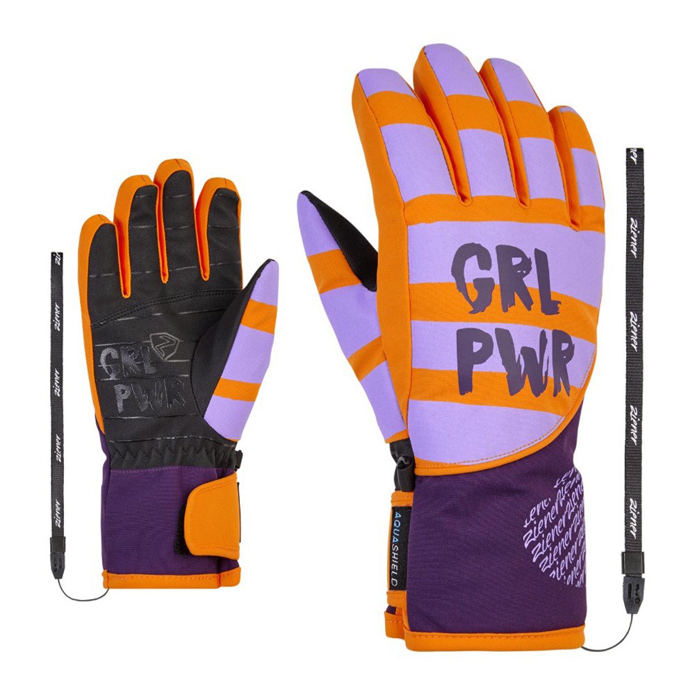 Ziener Liwa As Girl Gloves Lila 3.5 Junge von Ziener