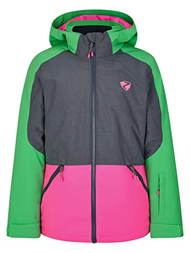 Ziener Mädchen AMELY Ski-Jacke, Winter-Jacke | wasserdicht, winddicht, warm, irish green, 152 von Ziener