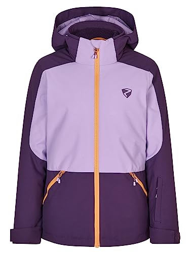 Ziener Mädchen AMELY Ski-Jacke, Winterjacke | wasserdicht, winddicht, warm, dark violet, 164 von Ziener