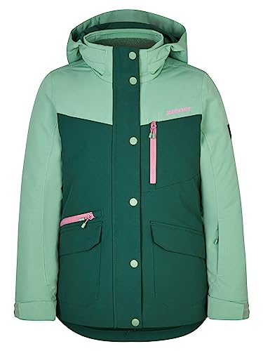 Ziener Mädchen ANOKI Ski-Jacke, Winterjacke | wasserdicht, winddicht, warm, deep green, 164 von Ziener