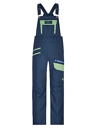 Ziener Mädchen AILEEN-BIB Ski-Hose, Schnee-Hose | wasserdicht, warm, Träger, hale navy stru, 116 von Ziener