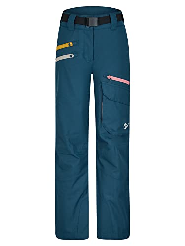 Ziener Mädchen Aileen Ski-Hose, Schnee-Hose | wasserdicht, Winddicht, warm, hale Navy stru, 116 von Ziener