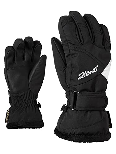 Ziener Mädchen LARA GTX GIRLS glove junior Ski-handschuhe / Wintersport | wasserdicht atmungsaktiv, black, 6 von Ziener