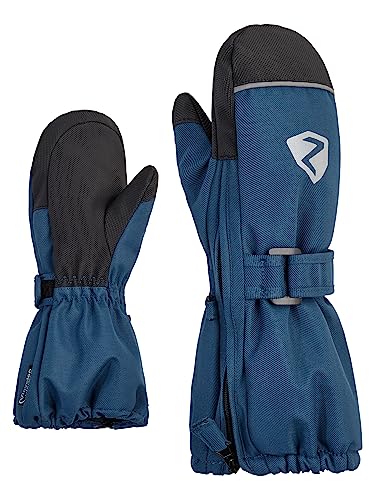 Ziener Unisex Baby LANUP Ski-Handschuhe/Wintersport | wasserdicht, extra warm, Wolle, hale Navy stru, 110 von Ziener