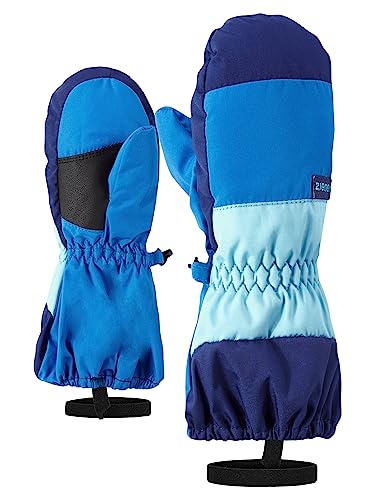 Ziener Unisex – Babys LIWI Skihandschuhe für Kinder, Persian Blue, 104 von Ziener