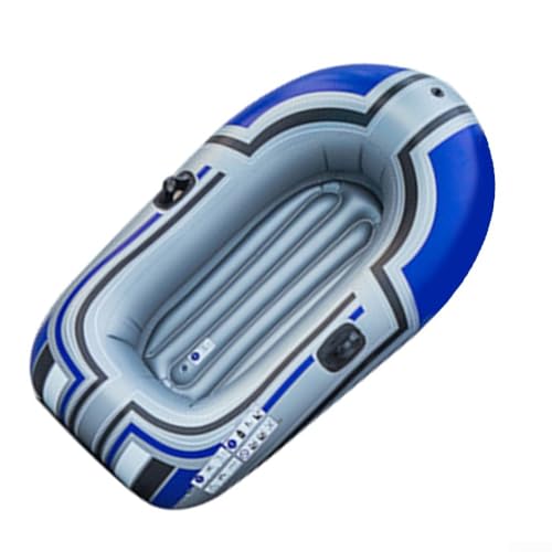 Zilimontt Aufblasbares PVC-Material mit doppellagigen Nähten und doppelten Anti-Leck-Ventilen für eine stabile, sichere Fahrt und einfaches Aufblasen, tragbares Boot für eine oder zwei Personen von Zilimontt