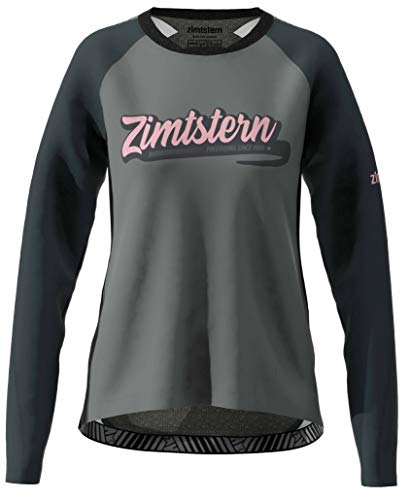 Zimtstern Damen ProTechZonez Shirt LS Wmns MTB, Glacier Grey/Pirate Black, L von Zimtstern