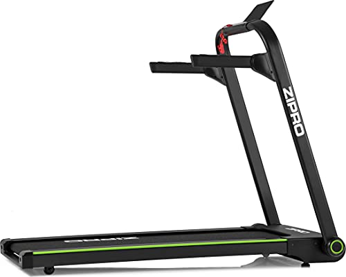 Zipro klappbares Treadmill Jogger, Laufband mit Fernbedienung und LED Display, Walking pad Geschwindigkeit von 1-6 km/und 1 PS Motor, Belastbar bis 110kg, LED-Anzeige von Zipro