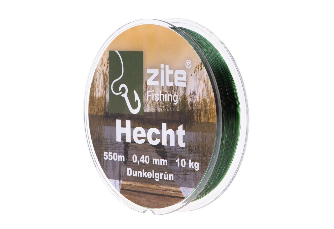 Zite Angelschnur 0,40mm 550m - Hechtschnur monofil für Ansitzangeln & Spinnfischen von Zite