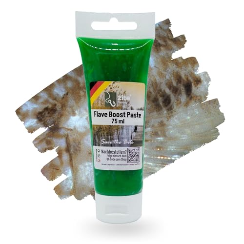 Zite Fishing Flave Boost Paste 75 ml - Raubfischpaste - Lockmittel Grundel Grün- Lockstoff-Gel als Angel-Zubehör von Zite