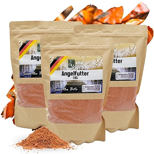 Zite Fishing Grundfutter Karpfen-Angeln | 3 kg hochwertiges Power Bait Karpfen-Futter | Starke Lockwirkung auf Friedfische | Wiederverschließbar | Groundbait Angelfutter (Monster Crab) von Zite