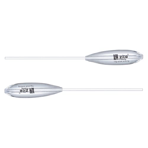 Zite Fishing Sbirolino Posen 2er-Set | 10g Spirolinos Forellen-Angeln Langsam Sinkend | Schwimmer für Forellenköder wie Forellenteig und Trout Spoons von Zite