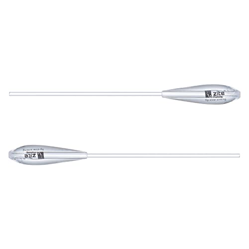 Zite Fishing Sbirolino Posen 2er-Set | 5g Spirolinos Forellen-Angeln Langsam Sinkend | Schwimmer für Forellenköder wie Forellenteig und Trout Spoons von Zite