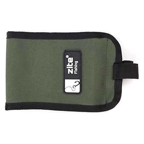 Zite Fishing Vorfach-Tasche Angeln – Hakentasche & Rig-Tasche für Angelhaken & Vorfächer - 13x19cm mit separaten verschließbaren Beuteln von Zite