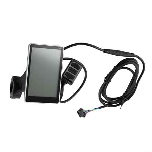 Zoegneer 5-poliges E-Bike M5 LCD-Display, Elektroroller-Tachmeter, M5 Elektrofahrrad-Geschwindigkeitskontrolle, Instrument, vertikaler Bildschirm, Geschwindigkeitskontrolle, 9,4 x 8,8 x 6,4 cm von Zoegneer