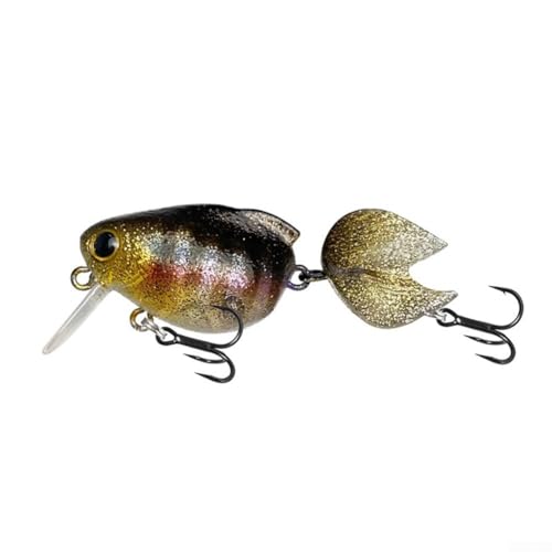 Zoegneer Road Runner Bait Kleiner Goldfisch Minnow 5,8 cm 6,8 g schwimmender Elritze bionischer Köder (5#) von Zoegneer