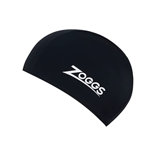 Zoggs Stretch-Kappe Badekappe, Schwarz, Einheitsgröße von Zoggs